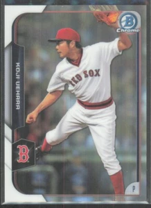 2015 Bowman Chrome Refractors Koji Uehara /499 Boston Red Sox #138 - Picture 1 of 2