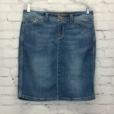 Falda vaquera The Grane para mujer Jr. talla 7 azul denim festival country vaquera rodeo Foto 1 de 4