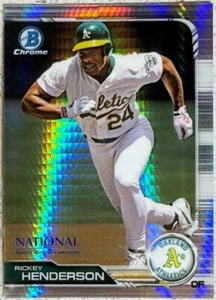 Bowman Chrome National Convention 2019 Rickey Henderson - Imagen 1 de 1