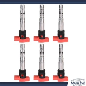 For Audi A6 Quattro 2004-2002 Audi A4 2005-2002 3.0L 6pcs Ignition Coils - Picture 1 of 3