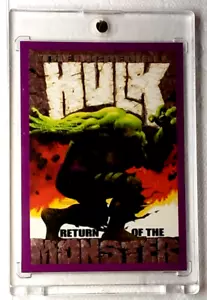 2003 Topps Incredible Hulk Card 59 INCREDIBLE HULK. FREE ONE-TOUCH-HOLDER - Picture 1 of 2
