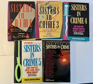 Lot of Five Hardcover Books: SISTERS IN CRIME #1, #3, #4, #5, and "Best of" - Imagen 1 de 8