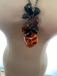 REDUCED..GORGEOUS VINTAGE  HEART CHAIN NECKLACE - Bild 1 von 6