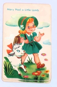 Par de repuesto de colección E.E Fairchild Rochester NY Old Maid "Mary Had Little Lamb" - Imagen 1 de 5