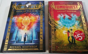 Tombquest Lot of 2  Book Series by Michael Northrop Fantasy Fiction Storybook HC - Bild 1 von 5