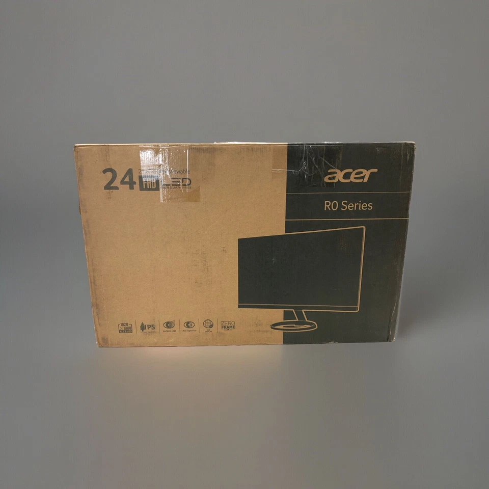 Acer R240HY bidx 23.8 inch Widescreen IPS LCD Monitor—READ DESCRIPTION - Image 1 of 4