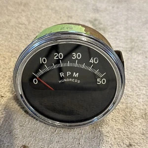 Vintage Wood Boat Rpm Gauge - Bild 1 von 3
