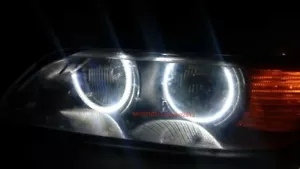 Switchback W&Y Halo Ring for BMW Z3 Halogen Headlamp Angel Eyes Devil Demon DRL - Picture 1 of 13