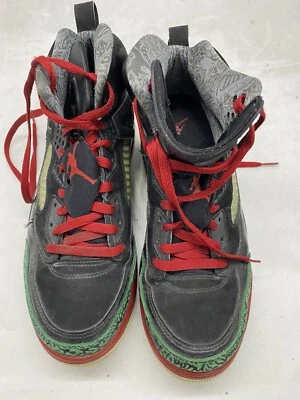 Nike Air Jordan Spizike Mens Black Red Green Shoes 315371-026 Size 11.5 - Image 1 of 4