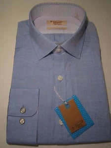 $ 79,5 NEU PINGUIN MUNSINGWEAR französisch blau HERREN HEMD 15,5 LANGARM 32/33 - Bild 1 von 10