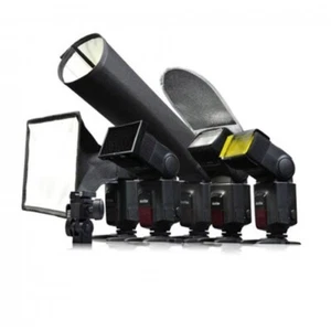 Universal SA-K6 6-in-1 Speedlite Flash Kit – Light Modifiers for DSLR Cameras - Picture 1 of 7