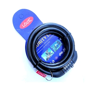 High Strength Combination Scooter Bike Lock Cable 4-Digit Passwords - Picture 1 of 8