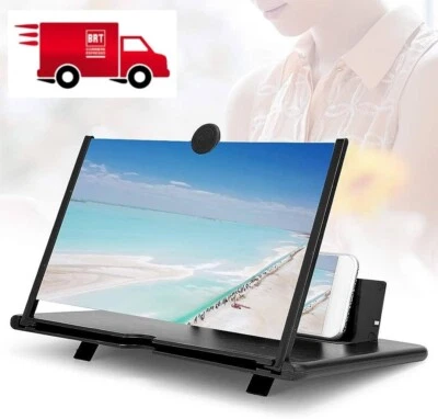 Amplificatore Schermo Telefono Cellulare Supporto Lente Ingrandimento Video 3D - Immagine 1 di 4