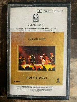 DEEP PURPLE -MADE IN JAPAN- 1972 MEXICAN TAPE CLASSIC ROCK - Image 1 of 4