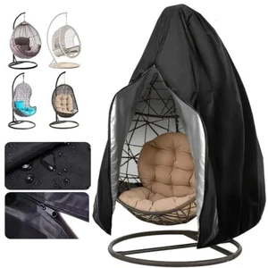 Pod Chair Egg Chair Cover Patio Hanging Swing Egg Chair Cover Waterproof Cover - Picture 1 of 25