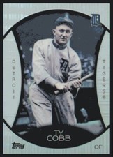 2010 Topps Legends Platinum Chrome Wal-Mart Cereal #PC3 Ty Cobb Detroit Tigers