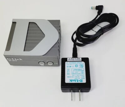 USB Print Server w/ Power Supply & Drivers -D-Link (DP-301U) Wired 10/100 - Image 1 of 4