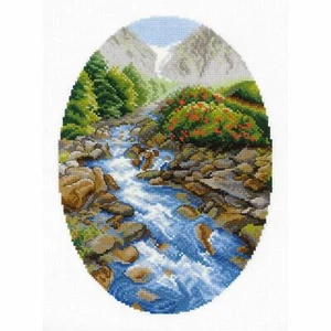 Cross-stitch kit Upstream 1960 Riolis 10ct - Picture 1 of 4
