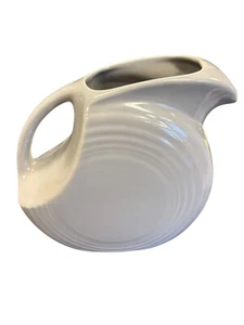 Vintage Fiesta 1950s Gray Large Disc Disk Water Pitcher Fiestaware - Picture 1 of 14