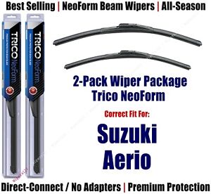 2pk Super-Premium NeoForm Wipers fits 2002-2003 Suzuki Aerio 16220/180