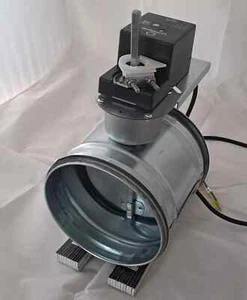 Absperrklappe Ø80-200 Motor dichtschließend Lufberg DA02N220 230V Belimo CM - Bild 1 von 6