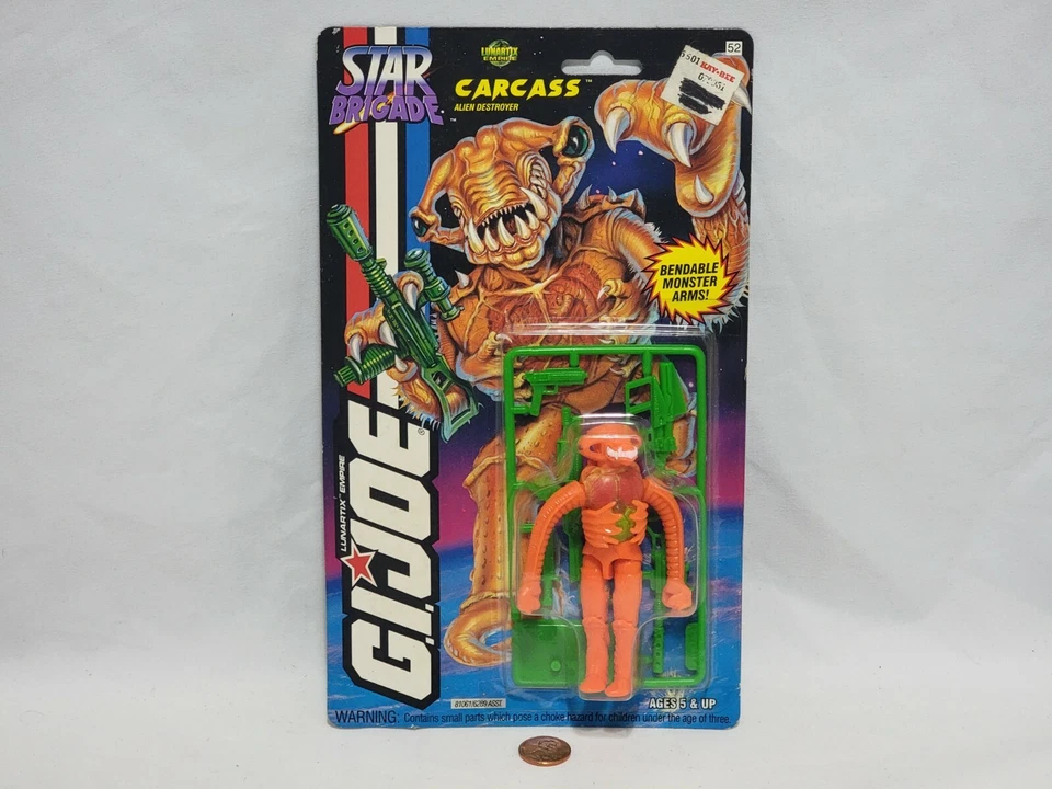 1993 Hasbro Gi Joe Star Brigade Alien Destroyer Carcass Action Figure MOC