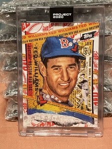 TED WILLIAMS 2020 Topps PROJECT card BOSTON RED SOX splendid splinter TYSON BECK