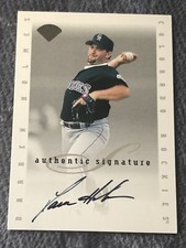 1996 LEAF AUTHENTIC SIGNATURE DARREN HOLMES AUTO SIGNED COLORADO ROCKIES