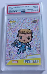 2023 FUNKO INFINITY SAGA THOR #AF14 ARTE DI FUNKO-CONFETTI BOMBA NUOVA DI ZECCA 9 PSA - Foto 1 di 3