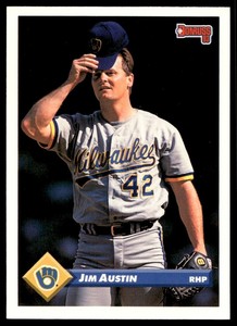1993 Donruss Jim Austin Milwaukee Brewers #659