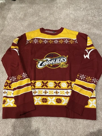 Cleveland Cavaliers Ugly Christmas Sweater XXL NBA OH Cover