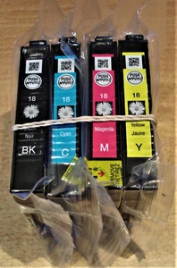 Komplettset ORIGINAL EPSON 18 Multipack schwarz Cyan Magenta gelb Tintenpatronen neu - Bild 1 von 2
