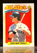 1989 Topps~ Don Mattingly ***ALL STAR*** ~ New York Yankees ~ Near Mint