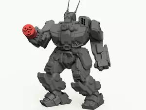 Wolverine WVR-8D | Esclusiva DIW | Miniatura stampata in 3D per Battletech - Foto 1 di 1