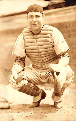 St Louis Cardinals "Sam Narron" 1935-1943 Catcher Equipment RPPC Postcard Cover