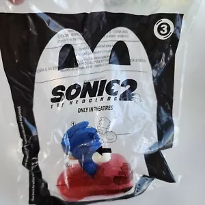 2022 McDonald's Happy Meal Toys Sonic 2 The Hedgehog New, Sealed Toy#3 Sonic - Picture 1 of 1