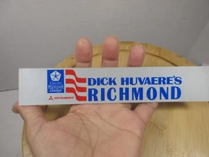 vintage Dick Huvaere's Chrysler Plymouth Dodge auto car dealership decal sticker - Picture 1 of 2