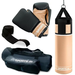 ScSPORTS® Boxsack Set Gefüllt Handschuhe Bandagen Erwachsene MMA Sandsack Boxen - Bild 1 von 26
