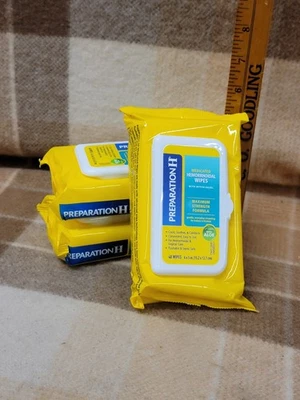 3 件 Preparation H 药用湿巾 温和日常清洁 48 件 - 144 总计 — 第 1/4 张图片