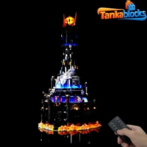LED Light Kit for LEGO The Lord of the Rings: Barad-dûr 10333 (Remote Version) - Picture 1 of 9