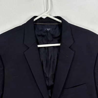 Blazer J Crew Ludlow Para Hombres 42L Azul Marino Italiano Super 120s Lana Abrigo Deportivo Loro Piana Foto 1 de 4