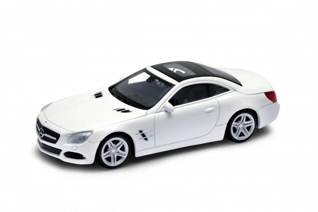 Modellino auto Welly 2012 Mercedes Benz SL500 bianco scala 1:43 pressofuso... - Immagine 1 di 1
