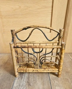 Vintage Tiger Bamboo Letter Rack - Picture 1 of 8