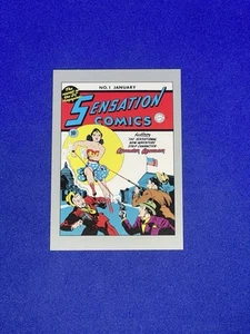 1992 DC Comics Card #174 Sensation Comics #1 Classic Cover Impel Magazine Cover - Picture 1 of 2