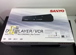 Sanyo DVD VCR Combo Player w/In-Line Recording FWDV225F BRAND NEW SEALED NIB NOS - Picture 1 of 4