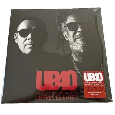 UB40 ft Ali Campbell & Astro - Unprecedented. Red Vinyl 2x12" LP Album sealed  - Image 1 of 2