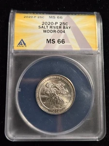2020-P Salt River Bay Quarter WDDR-004 ANACS MS66 (Z-0983) - Picture 1 of 2