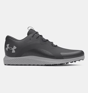 Neu Under Armour Herren $ 130 UA Charged Draw 2 Golfschuhe schwarz-grau Größe 12 - Bild 1 von 5