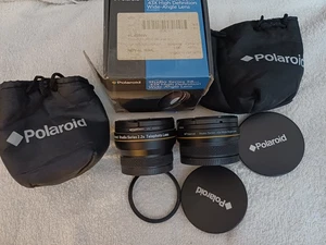 POLAROID STUDIO SERIES - Telephoto, Wide Angle & Macro lens attachments - Picture 1 of 4