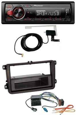 Pioneer 1DIN MP3 DAB USB AUX Autoradio für VW Sharan ab 10 Tiguan ab 07 Touran a - Bild 1 von 4
